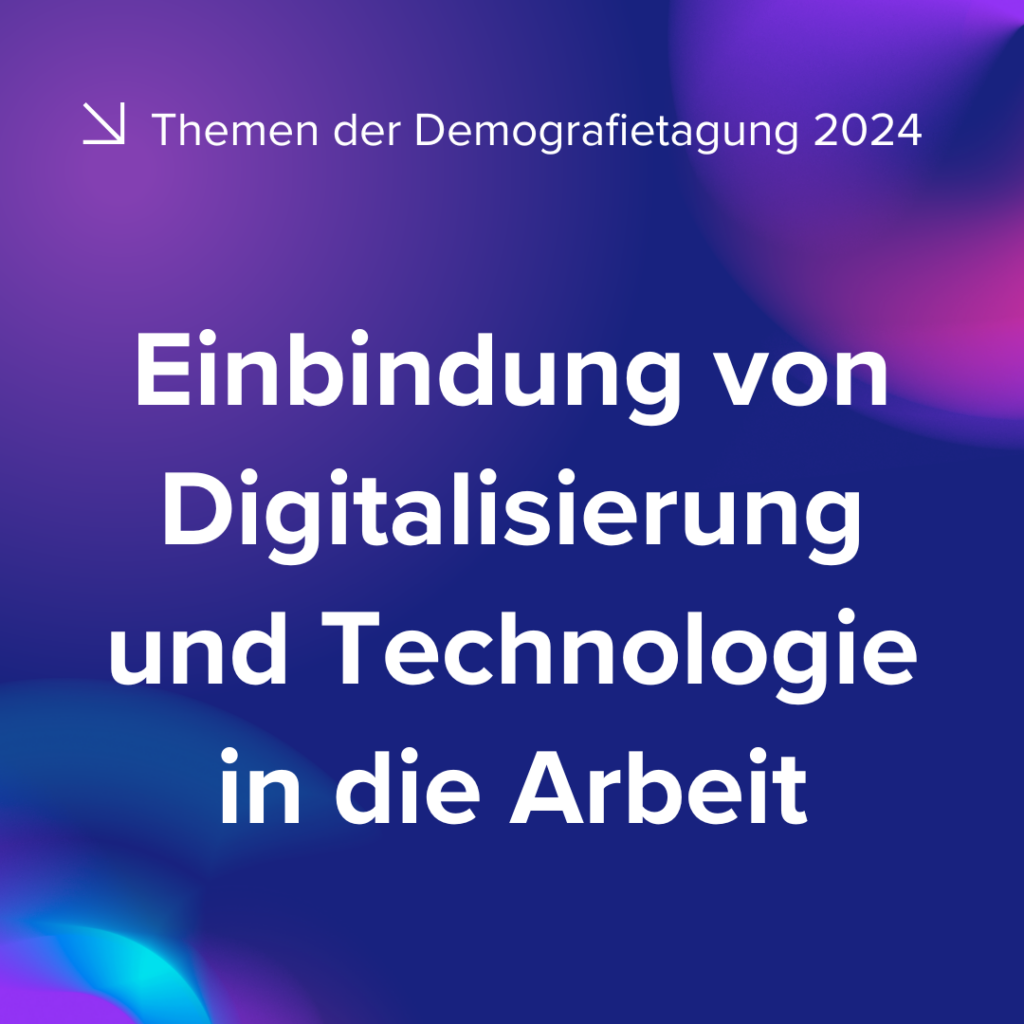 Einbindung von Digitalisierung und Technologie in die Arbeit