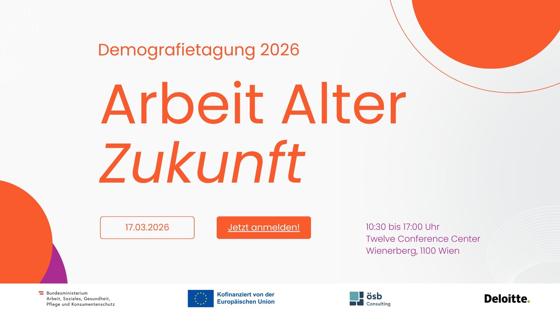 Veranstaltungsheader Demografietagung